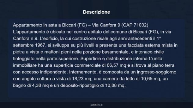 Immobile in asta di 66 m² in vendita a Biccari - Foto 9