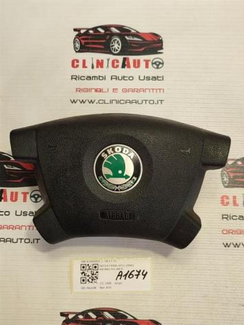 AIRBAG VOLANTE SKODA Fabia Berlina 1° Serie 61305245D (9907)