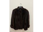 Cappotto in Pelliccia di Visone Taglia Unica Originale Vintage