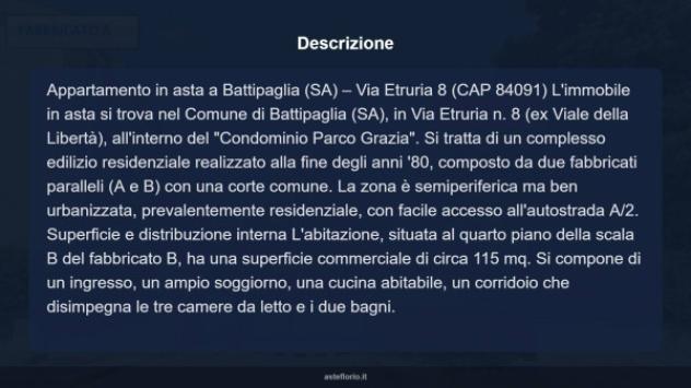 Immobile in asta di 115 m² con più di 5 locali e box auto in vendita a Battipaglia - Foto 16