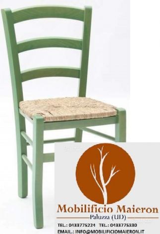 Sedie Treviso Gorizia Per Ristorante Bar Pizzeria Pub Cod3011C Nuove Non Usate - Foto 7