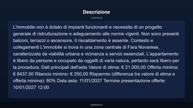 Immobile in asta di 92 m² in vendita a Fara Novarese - Foto 16