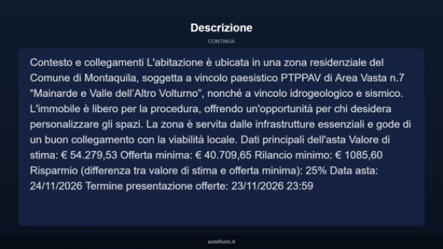 Immobile in asta di 212 m², box auto in vendita a Montaquila - Foto 17