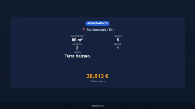 Immobile in asta di 86 m² in vendita a Montemesola - Foto 15