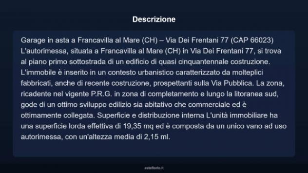 Immobile in asta di 19 m² in vendita a Francavilla al Mare - Foto 4