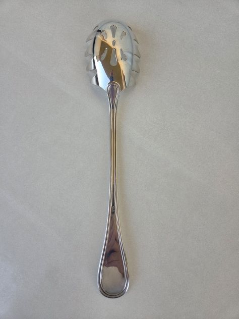 Forchettone Servispaghetti in acciaio inox con manico argentato, a 11 punte. - Foto 6