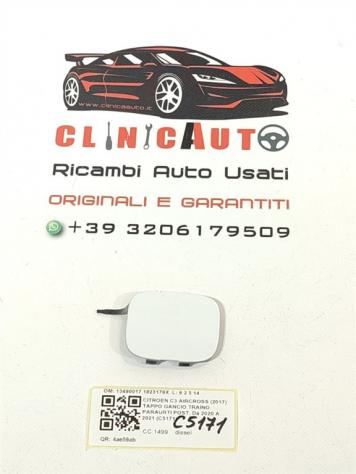 TAPPO PARAURTI POSTERIORE COPRIGANCIO CITROEN C3 AirCross 13490017 1823179X (17)