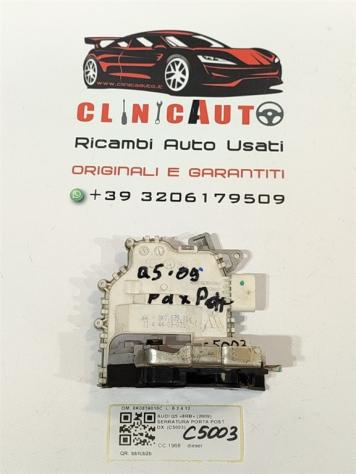 SERRATURA POSTERIORE DESTRA AUDI Q5 Serie (8RB) 8K0839016C (0812)