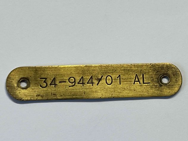 Pfaff 34 targhetta modello ottone - Foto 8