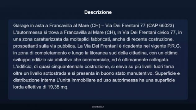 Immobile in asta di 19 m² in vendita a Francavilla al Mare - Foto 3