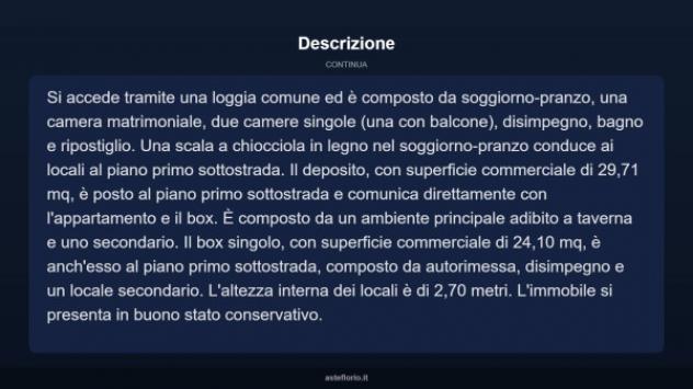 Immobile in asta di 121 m² con più di 5 locali e box auto in vendita a Loro Piceno - Foto 16