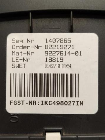 QUADRO STRUMENTI BMW Serie 5 F10 9227614 -01 25811511 N57 (10) - Foto 4