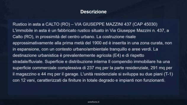 Immobile in asta di 237 m² con più di 5 locali in vendita a Calto - Foto 11