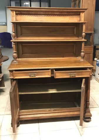 Credenza piattaia in noce - Foto 2