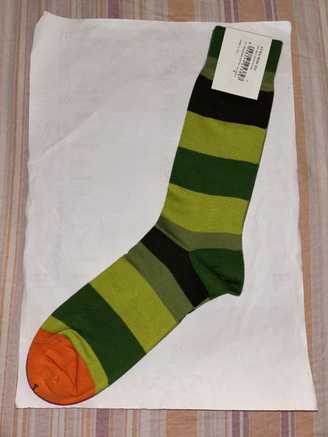 CALZE NUOVE DA UOMO LEGGERE IN COTONE FIRMATE ORIGINALI”PAUL SMITH”MADE IN ITALY - Foto 5