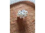 Collana con anello parure di perle combinato.
