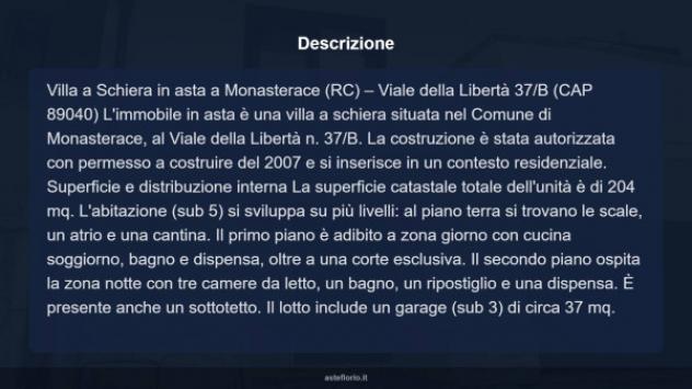 Immobile in asta di 204 m², box auto in vendita a Monasterace - Foto 6