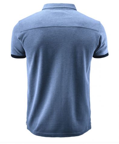 Polo speciali uomo, polo Harvest melange cotone super piquet - Foto 10