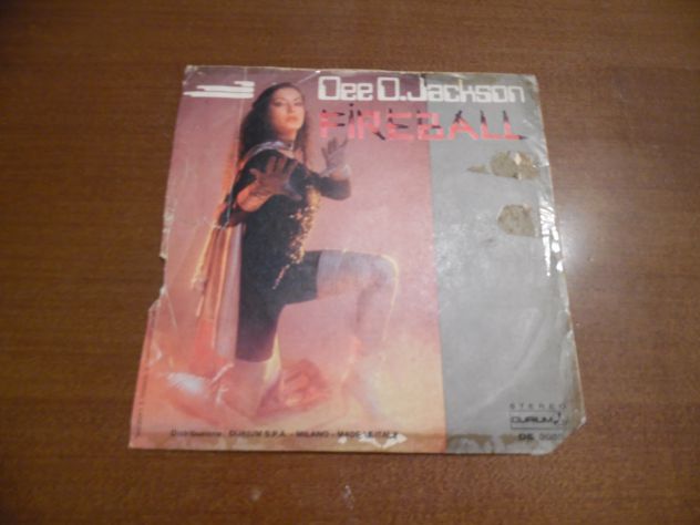 UNA COPERTINA USATA,UN PO ROVINATA,ORIGINALE,45 GIRI:DEE D. JACKSON"FIREBALL"-"F - Foto 2