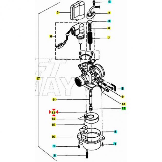 Spillo carburatore Guntner per scooter - Foto 7