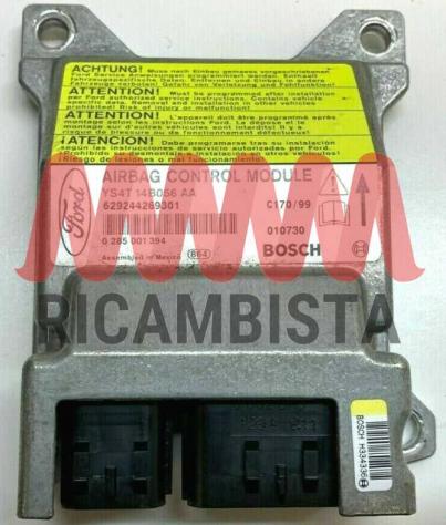0285001394 Ford Focus centralina airbag YS4T-14B056-AA Bosch