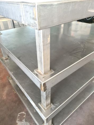 5 alzatine inox per attrezzature usate - Foto 3