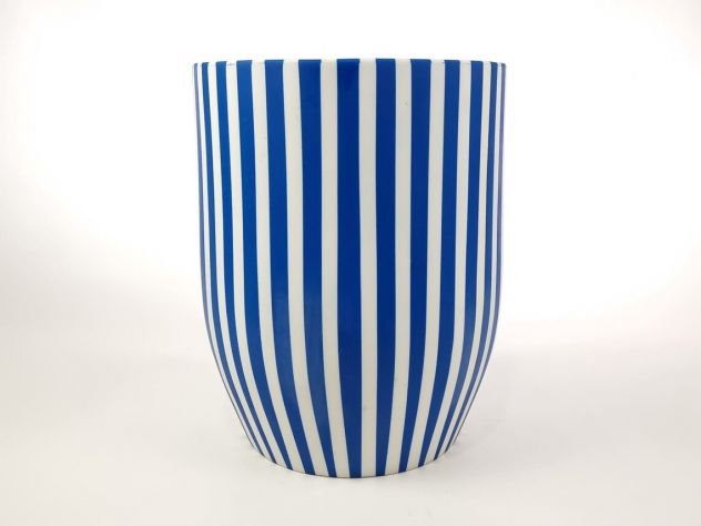 Tavolino marocchino fatto a mano blu e bianco – Design artigianale elegante - Foto 3