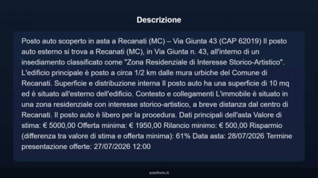 Immobile in asta di 10 m² in vendita a Recanati - Foto 4