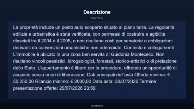 Immobile in asta di 70 m² in vendita a Guidonia Montecelio - Foto 3