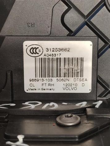 SERRATURA ANTERIORE DESTRA VOLVO S80 2° Serie 31253662 986913-103 (06) - Foto 3