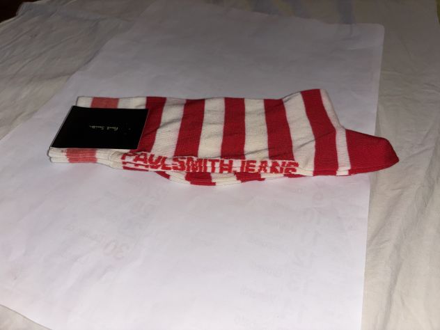 CALZE NUOVE DA UOMO FIRMATE ORIGINALI”PAUL SMITH”MADE IN ITALY TAGLIA UNICA