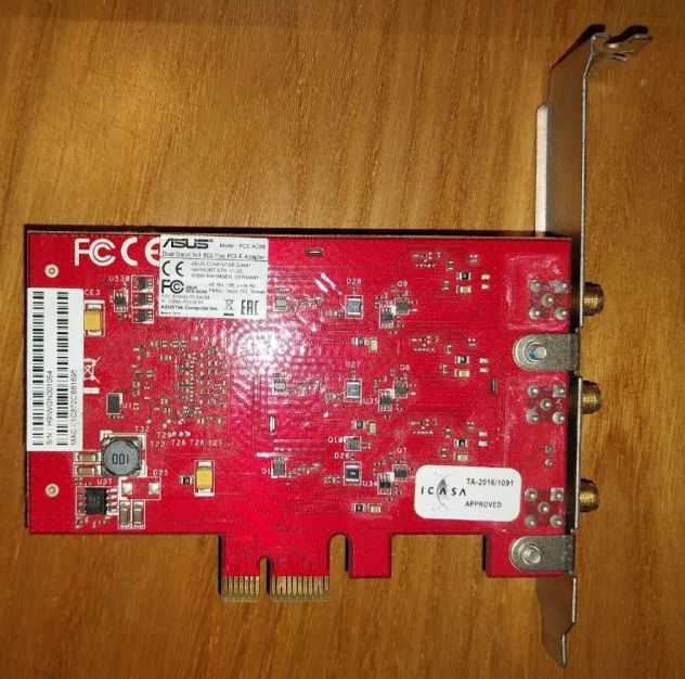 Scheda di rete WiFi/adattatore PCI Express Wi-Fi dual-band ASUS PCE-AC68. - Foto 4