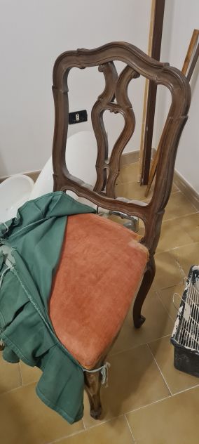 Set di 6 sedie in stile Luigi XV