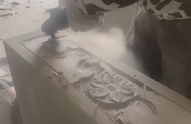 Lavello lavandino per cucina in pietra granito diorite 90cm - Foto 8