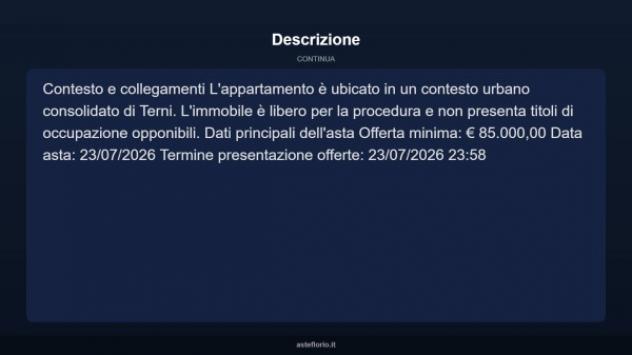 Immobile in asta di 45 m², box auto in vendita a Terni - Foto 4