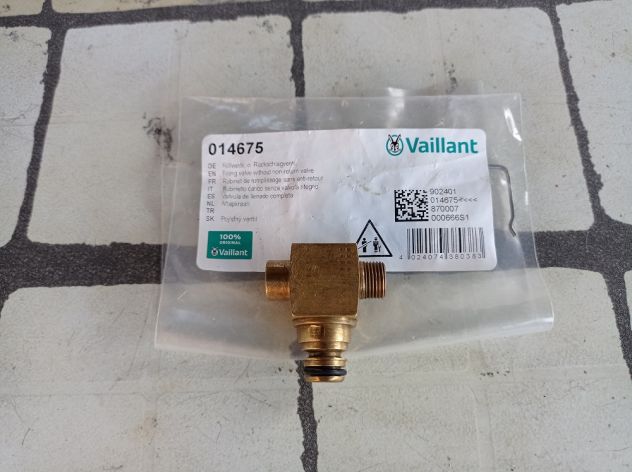 rubinetto di carico caldaia ricambio originale Vaillant