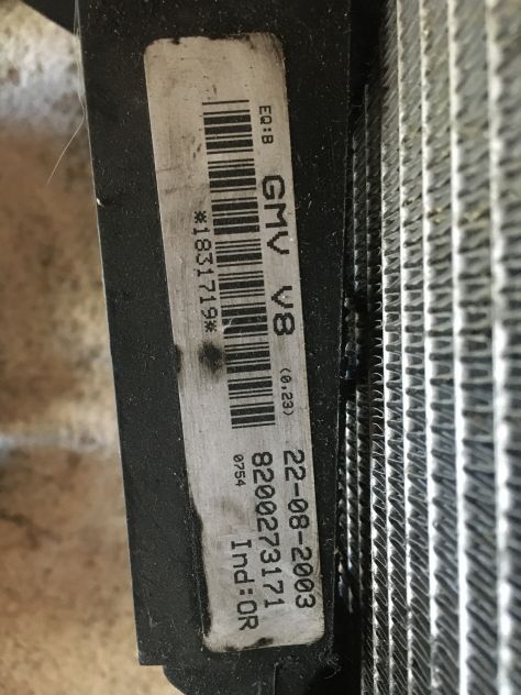 Gruppo Radiatore Acqua Clima Intercooler Ventola Espace 2.2 dCi 150 Cv - Foto 7