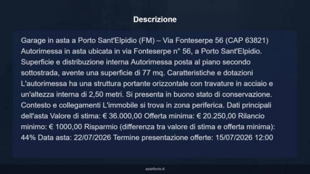 Immobile in asta di 77 m² in vendita a Porto Sant'Elpidio - Foto 5