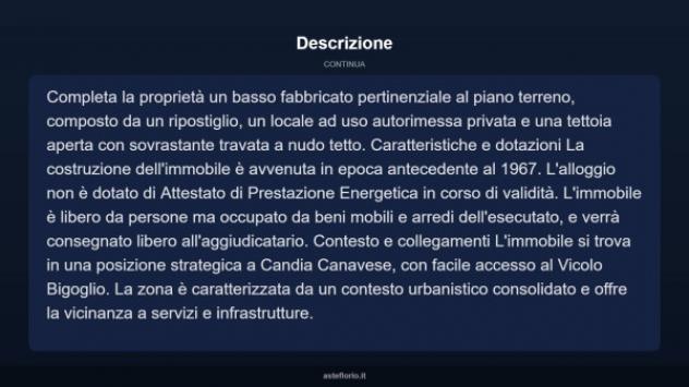 Immobile in asta di 216 m² con più di 5 locali e box auto in vendita a Candia Canavese - Foto 13