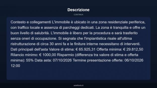 Immobile in asta di 70 m² in vendita a Salsomaggiore Terme - Foto 13