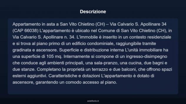 Immobile in asta di 105 m² in vendita a San Vito Chietino - Foto 3