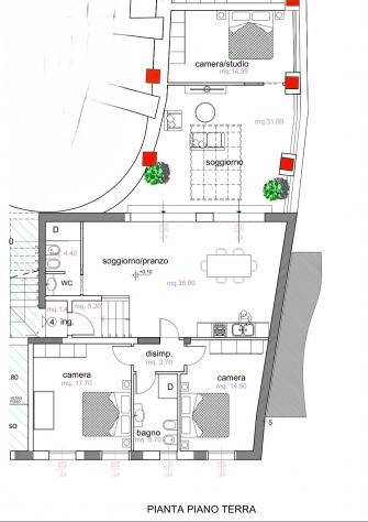 Appartamento in vendita a Caprona - Vicopisano 120 mq Rif: 1453089 - Foto 3