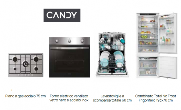 CUCINA LINEARE NUOVA MODERNA CUCINE COMPLETE DI ELETTODOMESTICI CUCINE SU MISURA - Foto 3