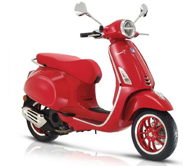PIAGGIO VESPA PRIMAVERA RED 3V 50 CARENA COPERCHIO SCUDO ANTERIORE 2023 CD0100 - Foto 5