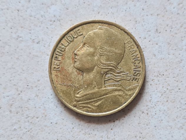 Moneta “10 Centimes”, 1977 - Foto 2