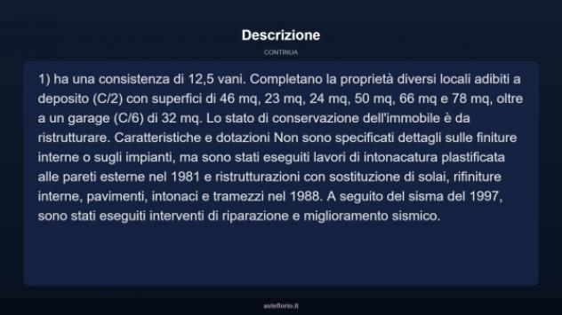 Immobile in asta di 414 m² con più di 5 locali e box auto in vendita a San Severino Marche - Foto 4