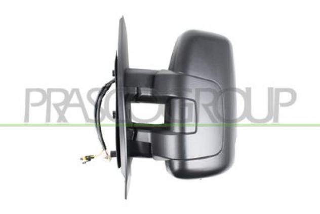 RETROVISORE SINISTRO-ELETTRICO-NERO-TERMICO-CON FANALE-CON SONDA-CONVESSO-CROMATO-BRACCIO CORTO-9 PINS FT9507304
