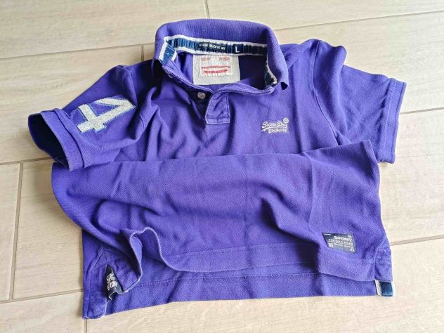 Polo viola Superdry - Foto 3
