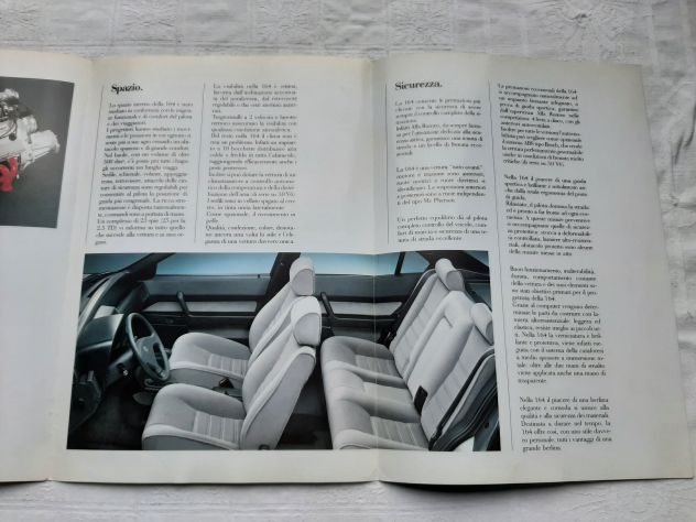 ALFA ROMEO 164 PRIMA SERIE  DEPLIANT ORIGINALE - Foto 4