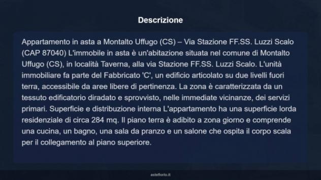 Immobile in asta di 284 m² con più di 5 locali in vendita a Montalto Uffugo - Foto 9
